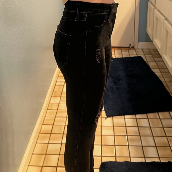 High Rise Super Skinny Ripped Jeans - Picture 2 of 2